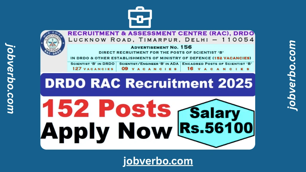 DRDO RAC Recruitment 2025