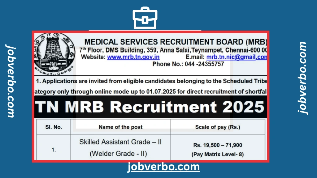 TN MRB Recruitment 2025