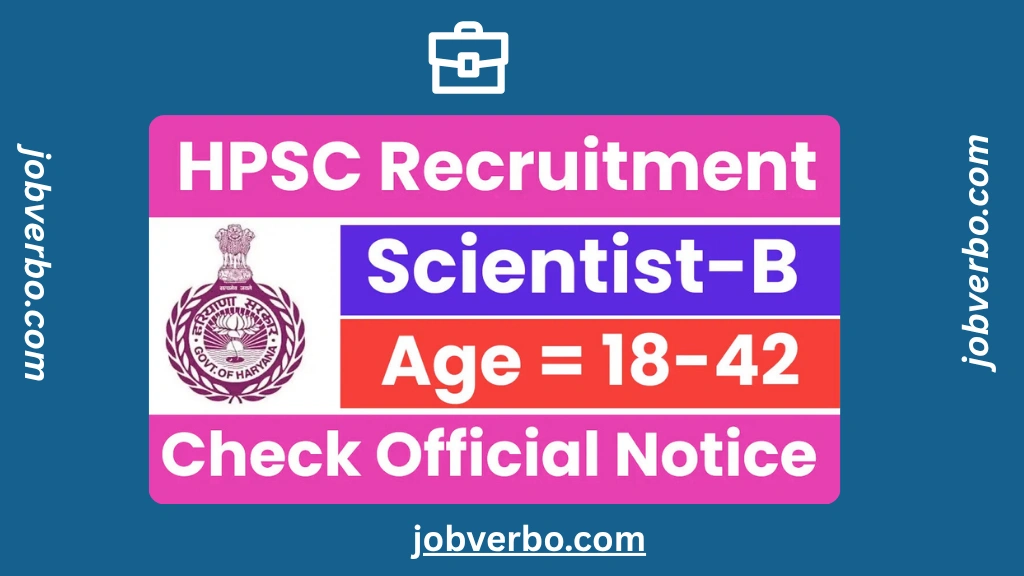 HPSC Scientist-B Recruitment 2025