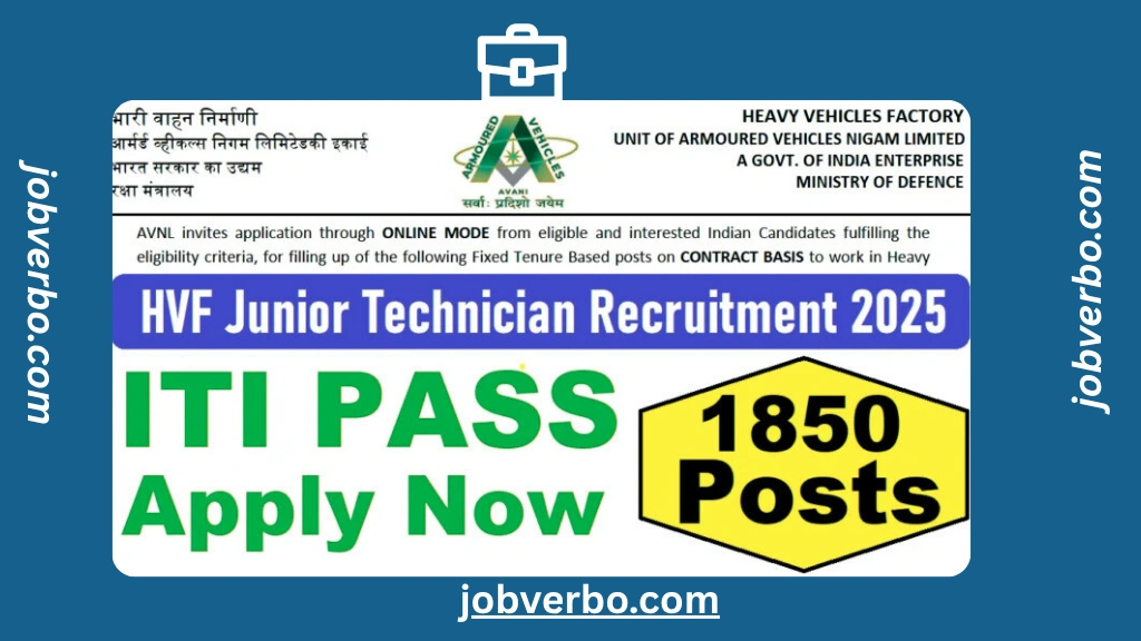 HVF Junior Technician Recruitment 2025