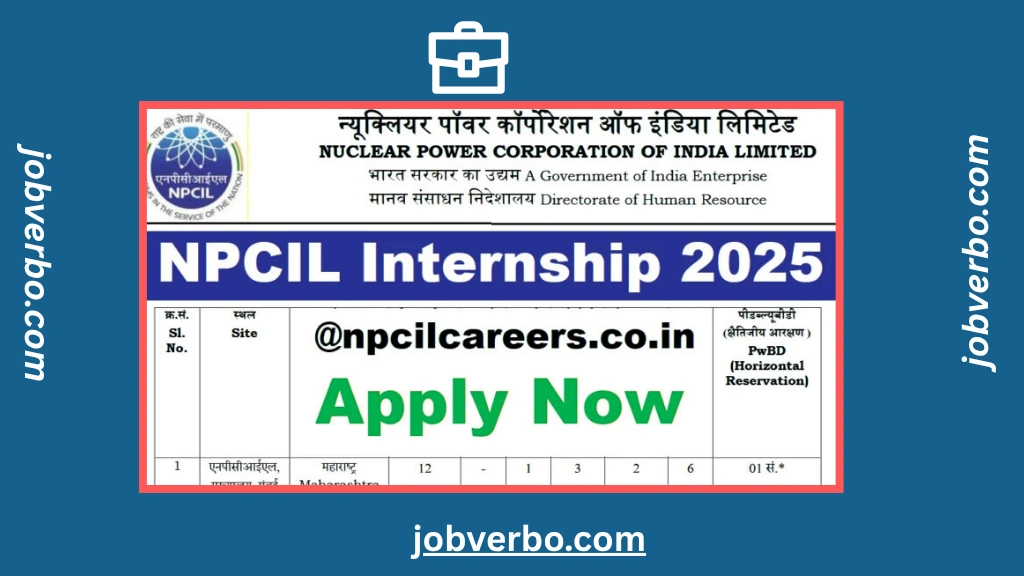 NPCIL Internship 2025
