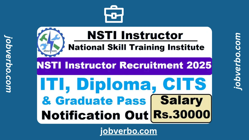 NSTI Instructor Recruitment 2025