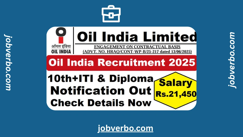 Oil India Limited Contractual Recruitment 2025